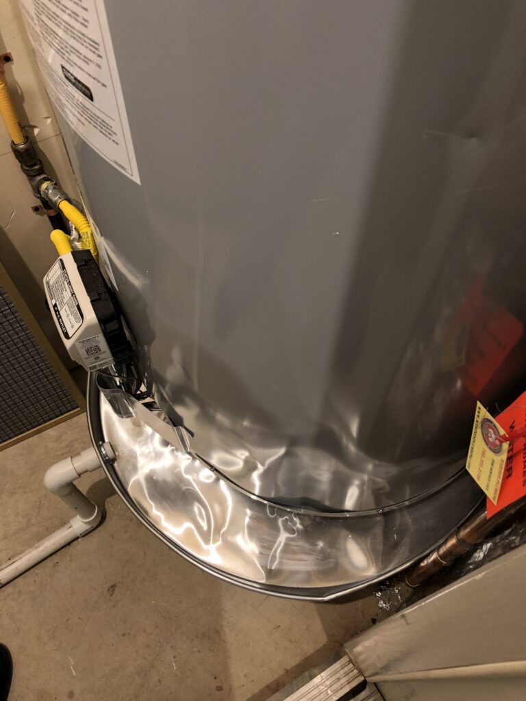 Water Heater Has A Dent