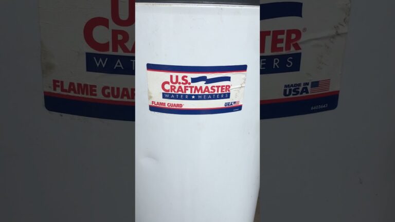 Craftmaster Water Heater Pilot Light Goes Out