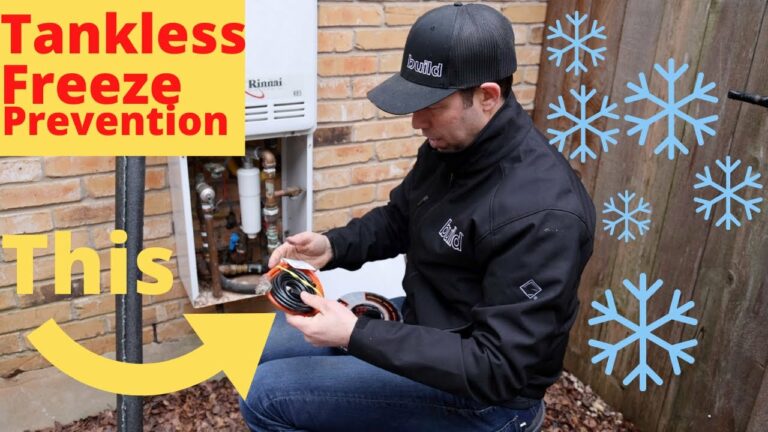Do Tankless Water Heaters Freeze