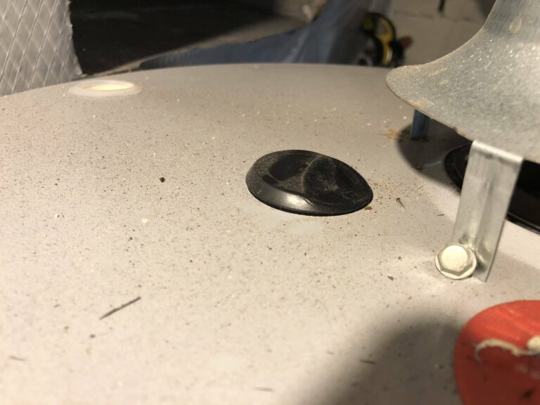 Plastic Caps on Top of Water Heater