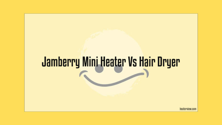 Jamberry Mini Heater Vs Hair Dryer