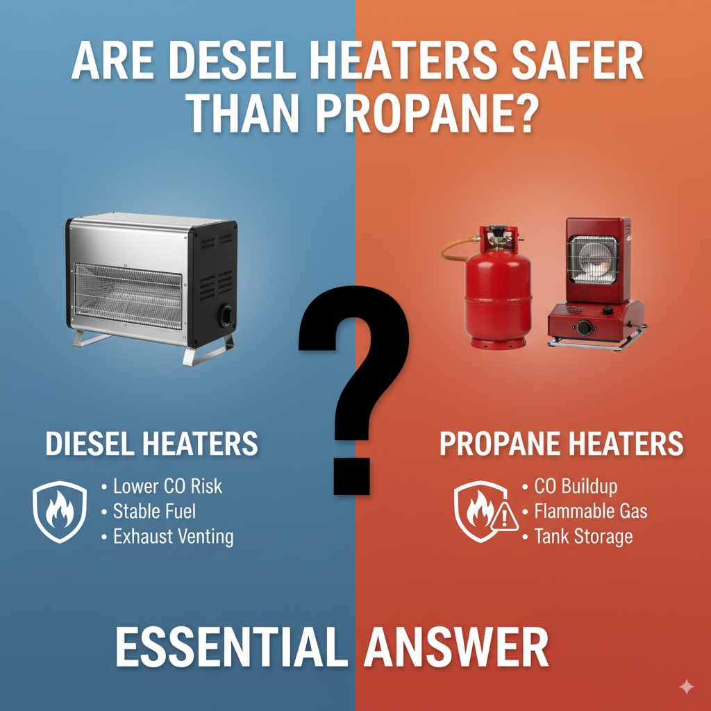 Are Diesel Heaters Safer Than Propane