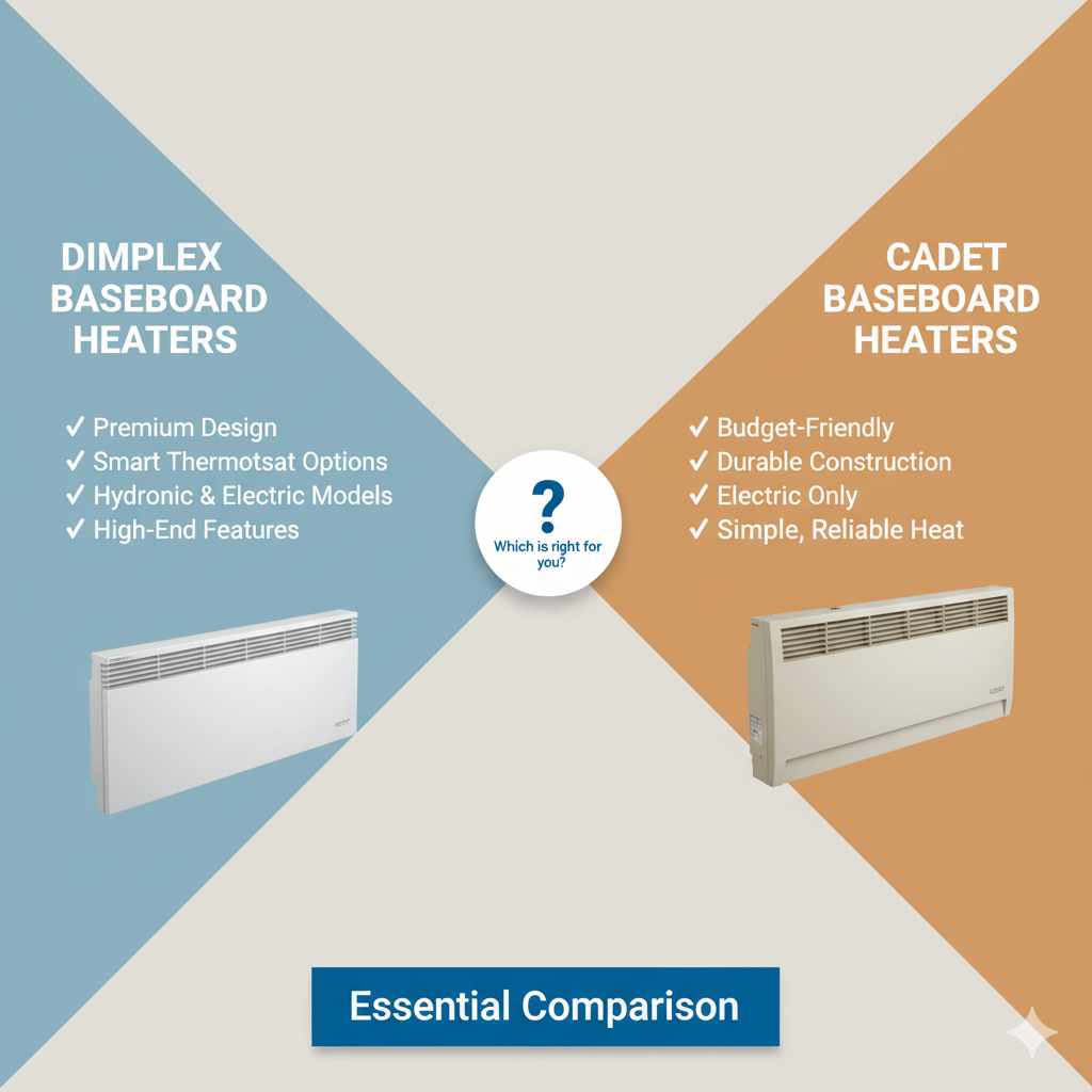 Dimplex vs Cadet Baseboard Heaters