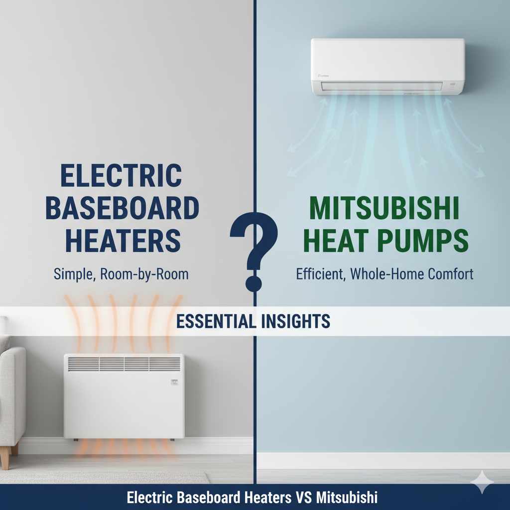 Electric Baseboard Heaters Vs Mitsubishi