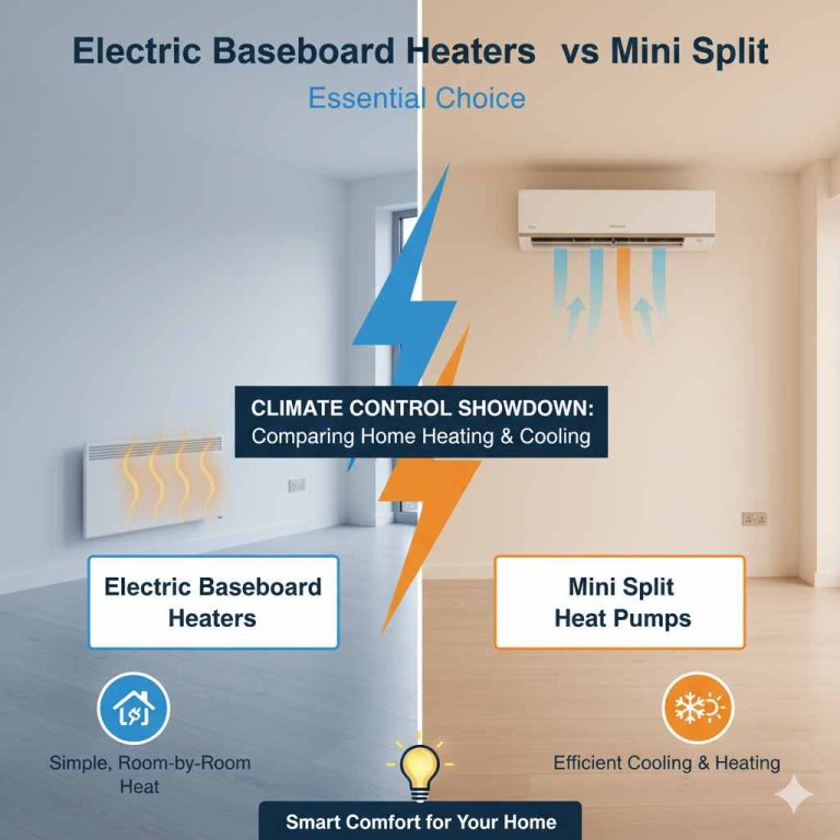 Electric Baseboard Heaters vs Mini Split