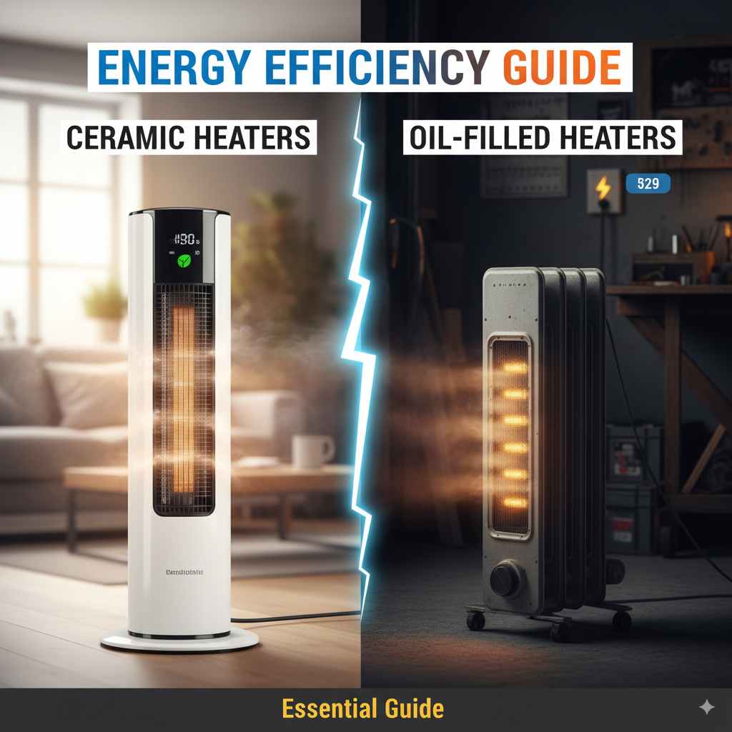 Energy Efficiency Ceramic Heaters vs Oil Filled