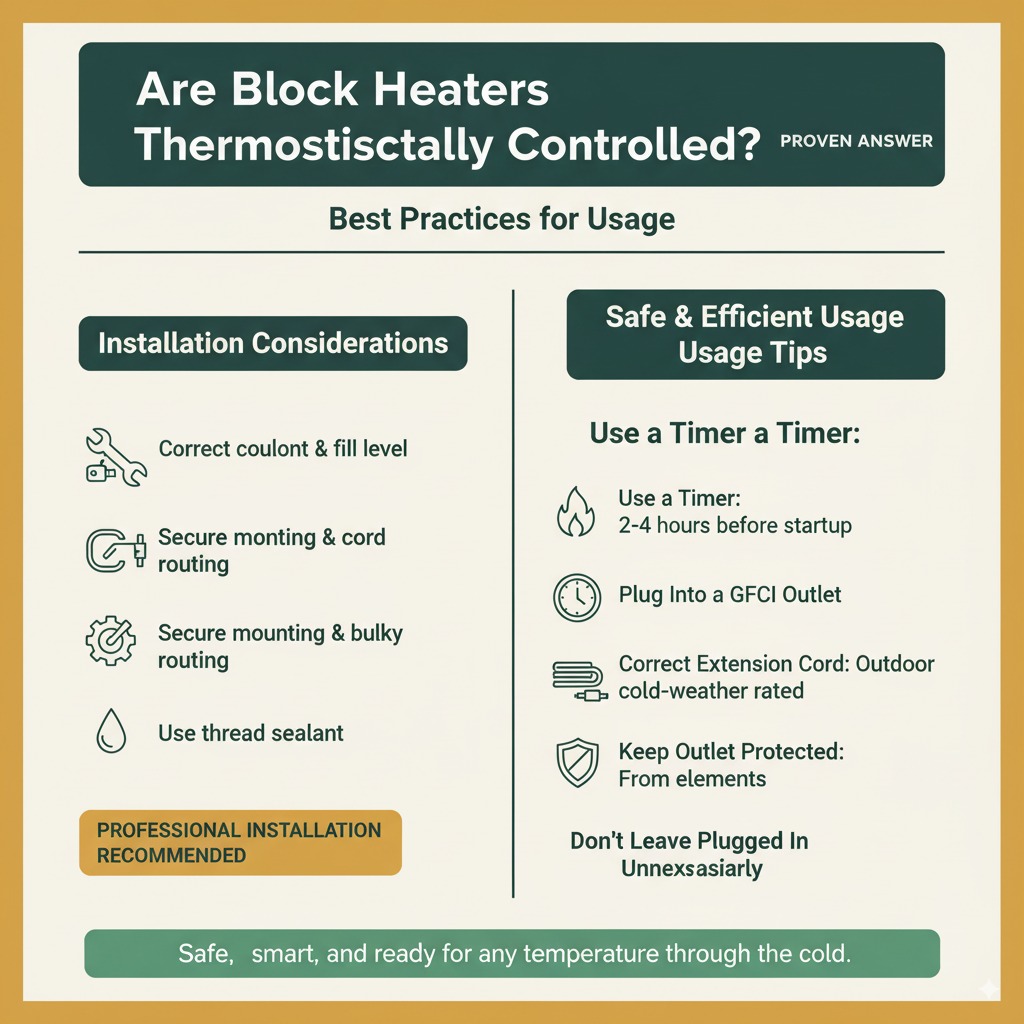 Are Block Heaters Thermostatically Controlled