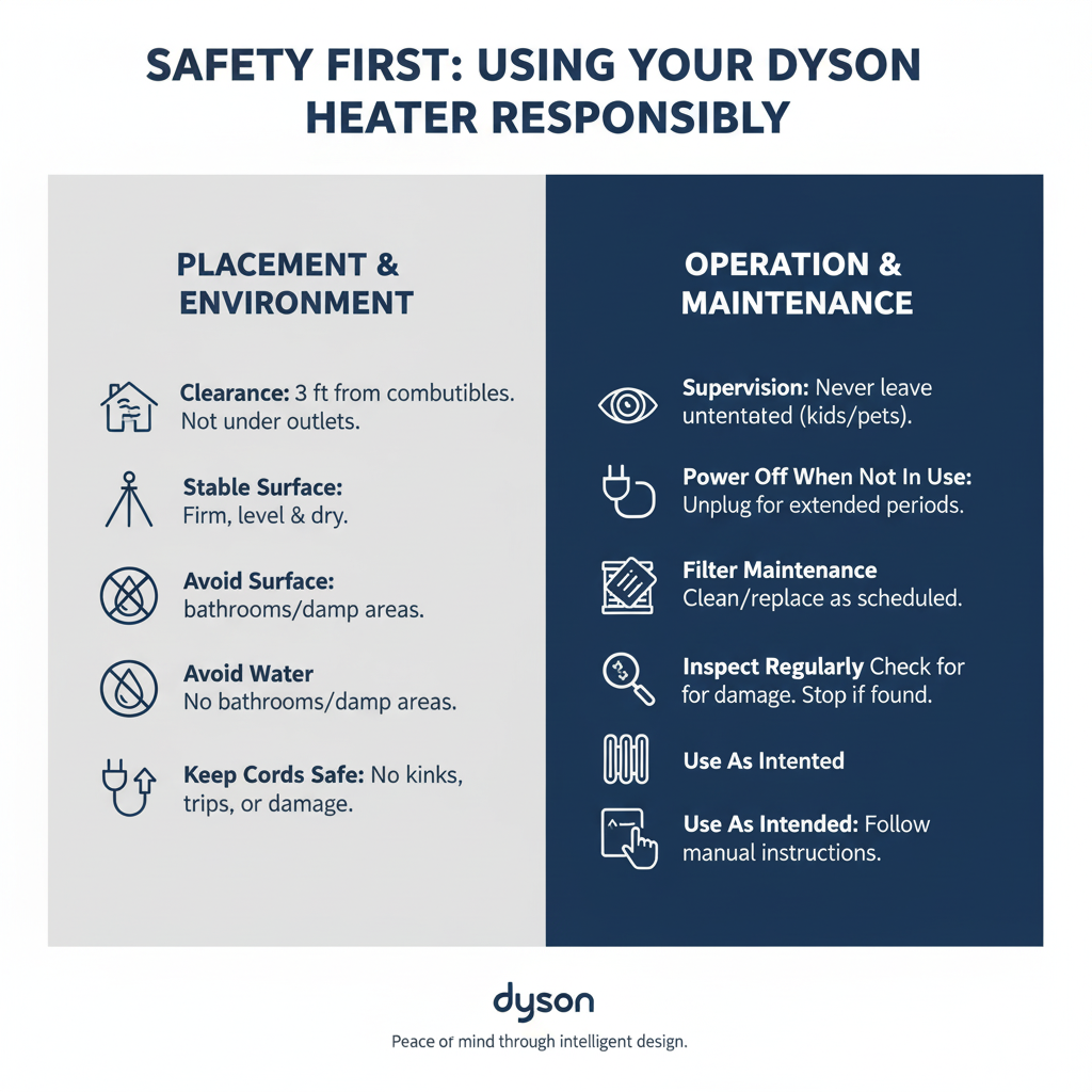 using Your Dyson Heater Responsibly
