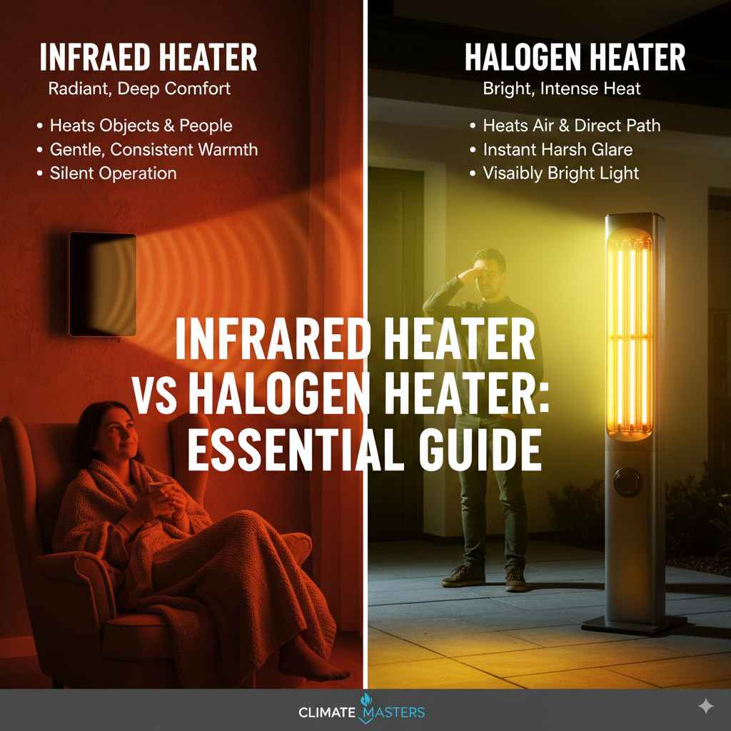 Infrared Heater vs Halogen Heater