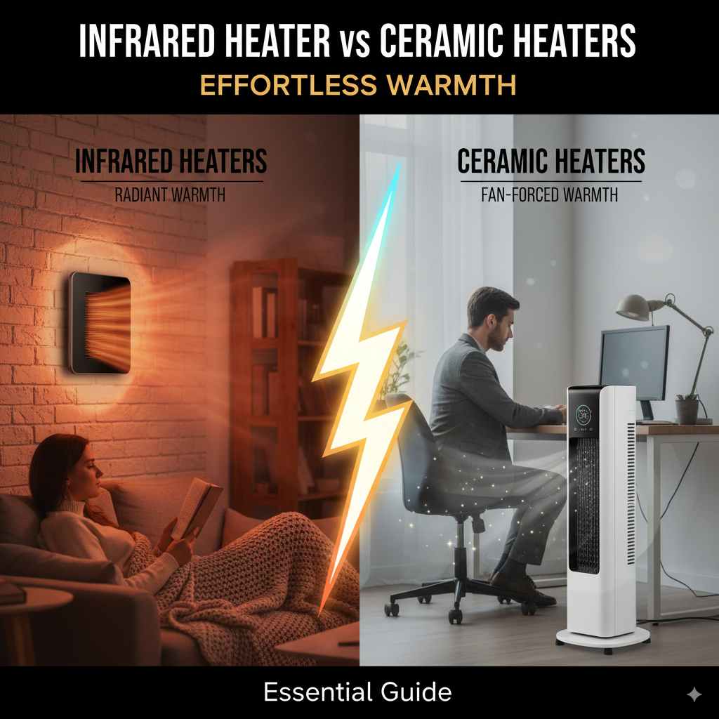 Infrared Heater vs Ceramic Heaters