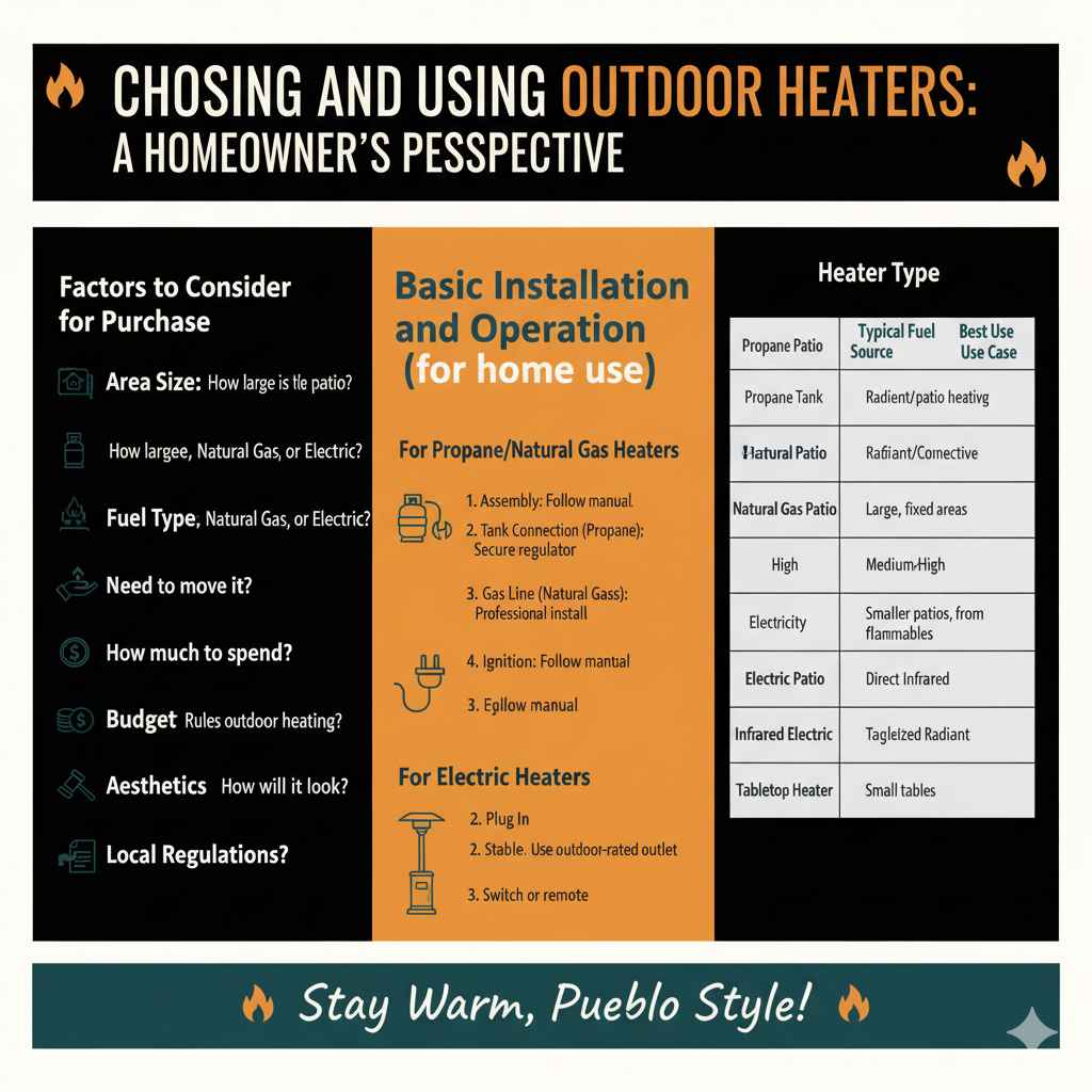 Choosing and Using Outdoor Heaters