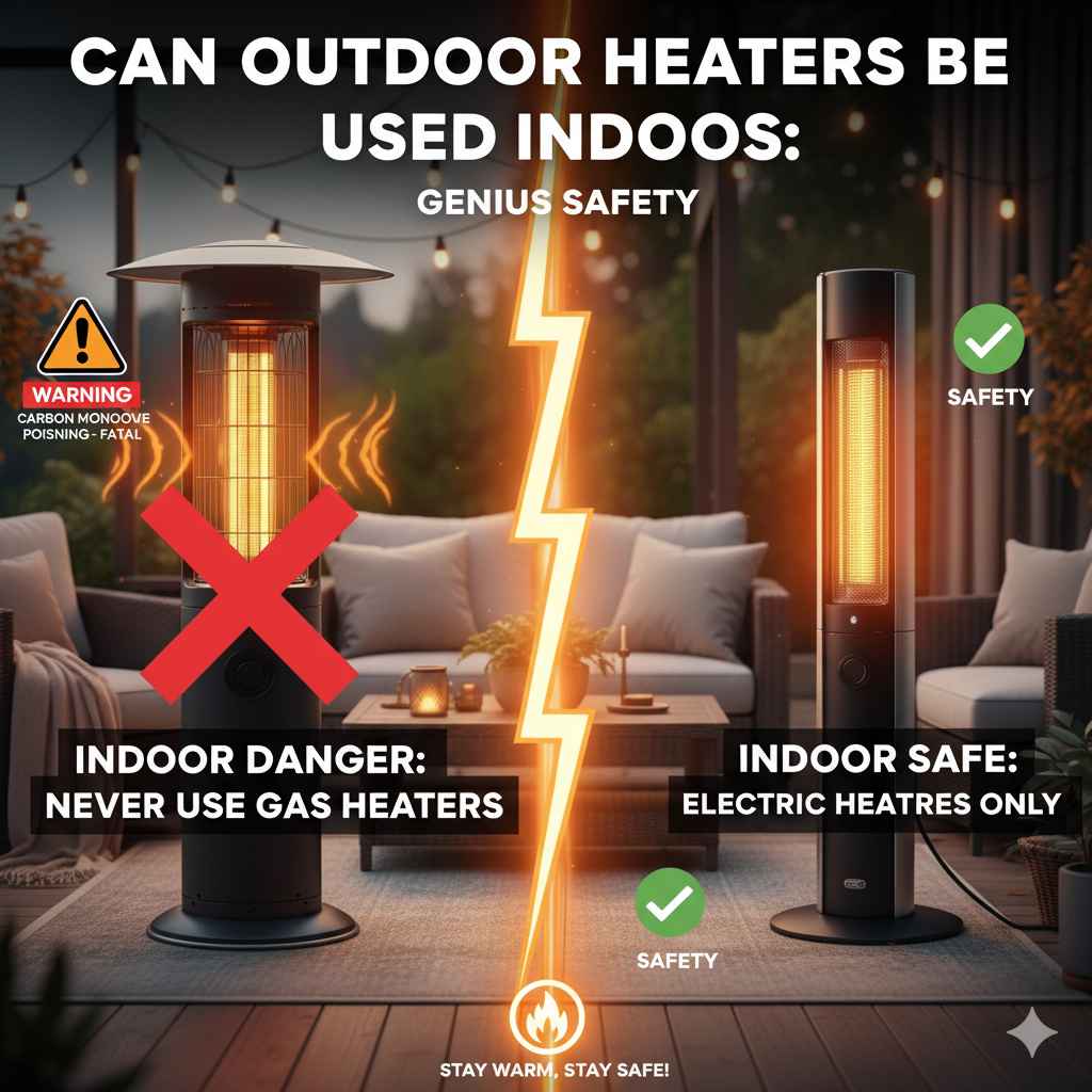 Can Outdoor Heaters Be Used Indoors