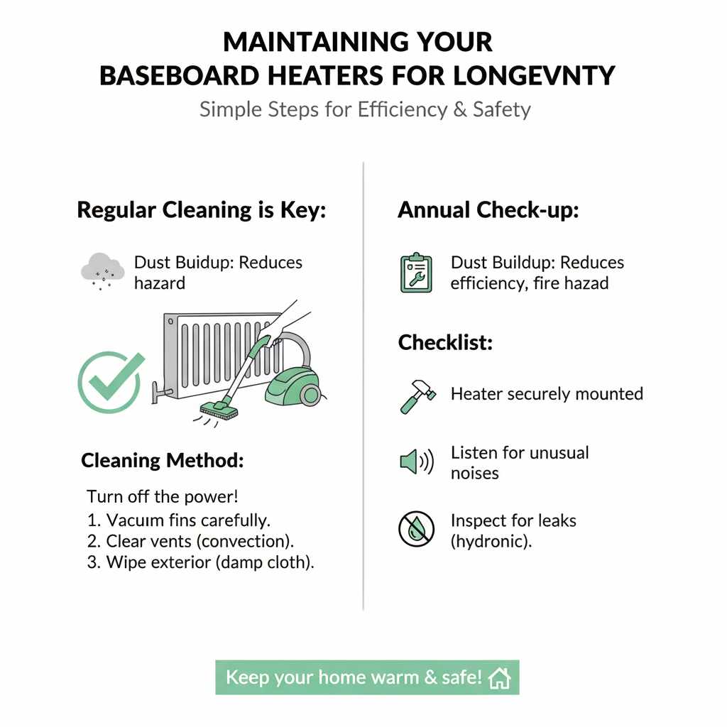 Maintaining Your Baseboard Heaters for Longevity