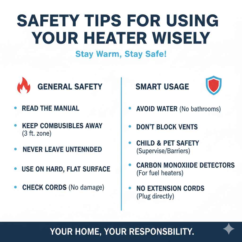 Safety Tips for Using Your Heater Wisely