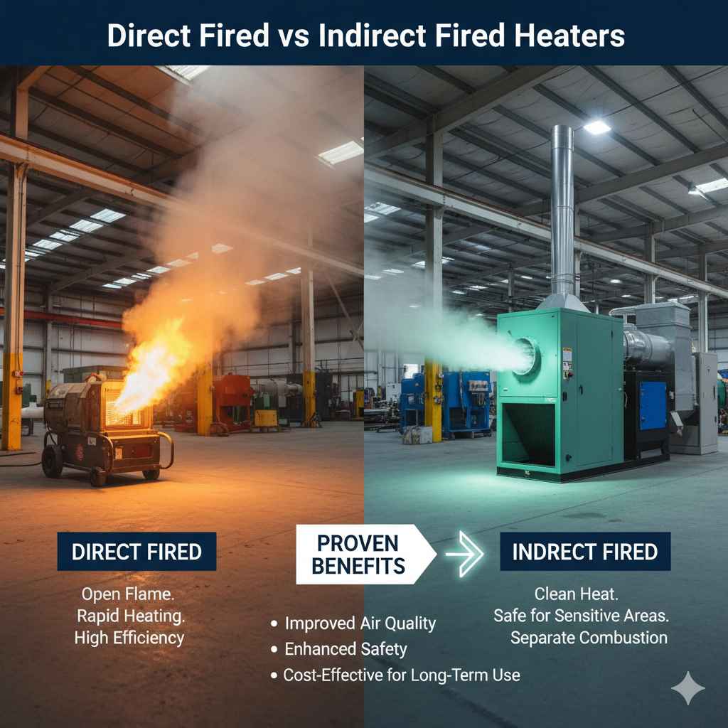 Direct Fired vs Indirect Fired Heaters