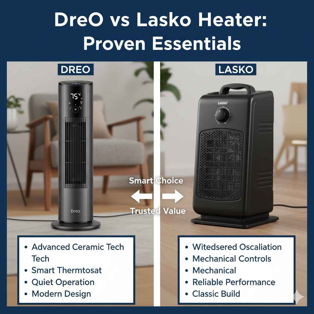 Dreo vs Lasko Heater