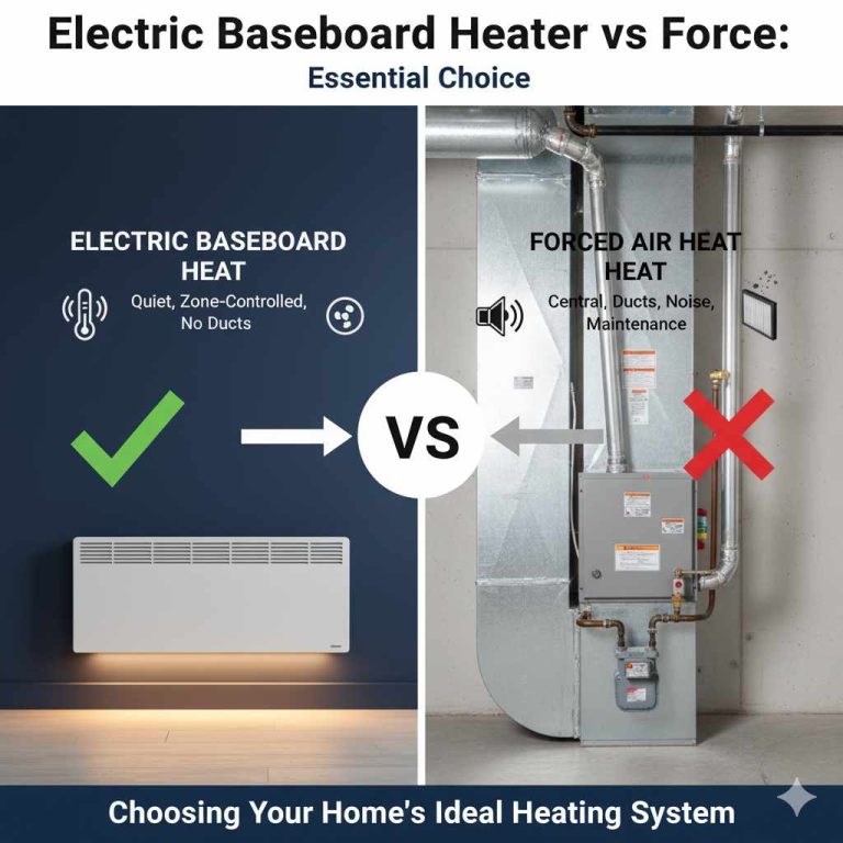 Electric Baseboard Heater vs Forced Air