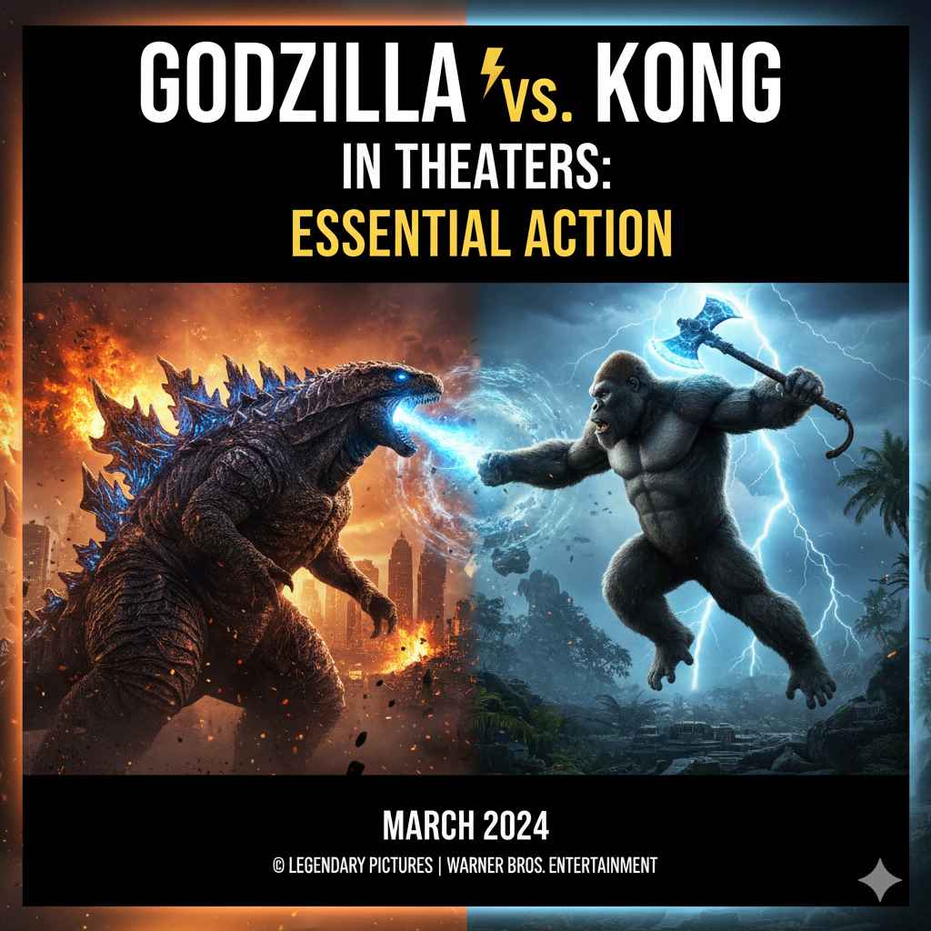 Godzilla vs Kong In Theaters
