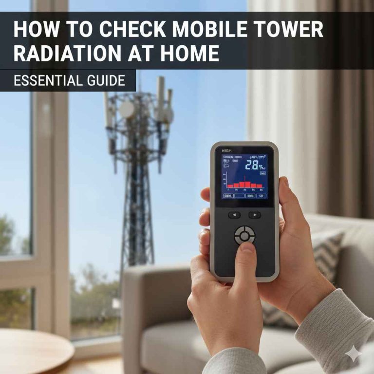 How To Check Mobile Tower Radiation At Home