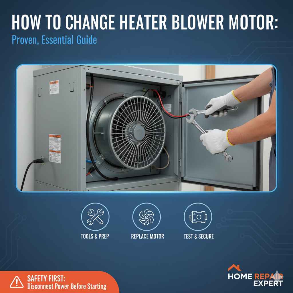 How to Change Heater Blower Motor