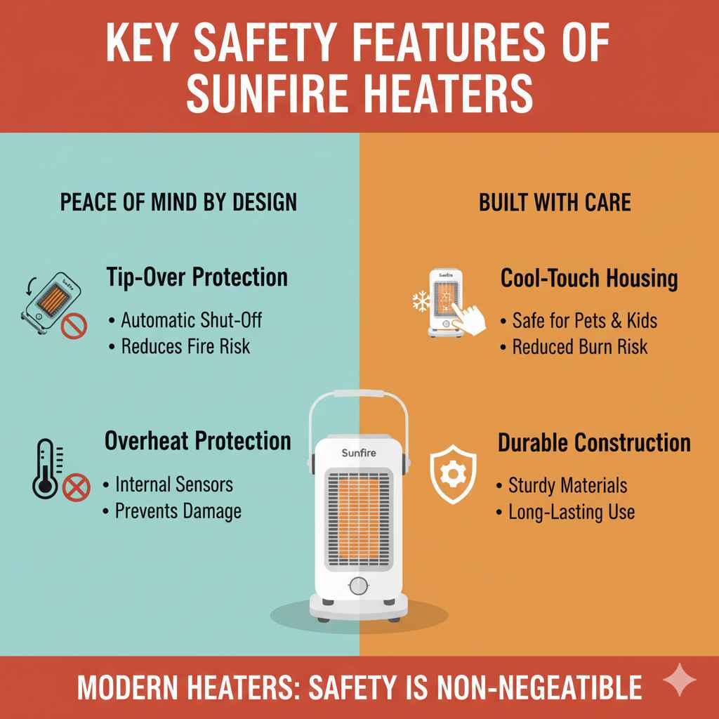 Key Safety Features of Sunfire Heaters