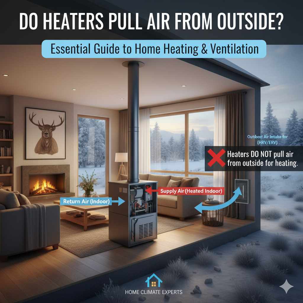 Do Heaters Pull Air From Outside