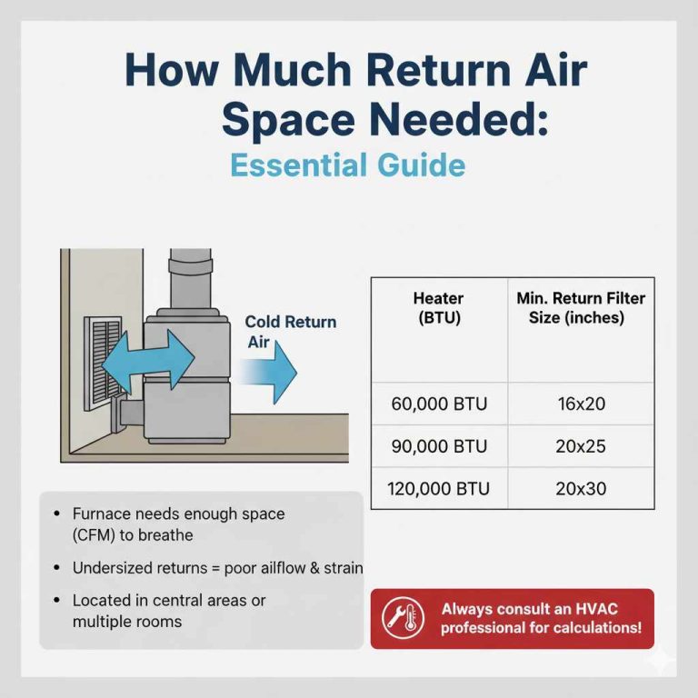 How Much Return Air Space Needed