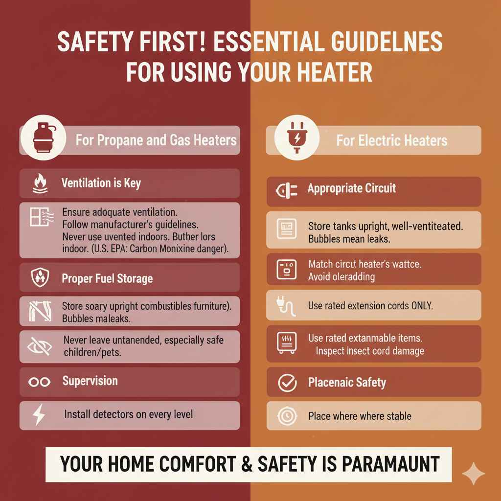 Essential Guidelines for Using Your Heater