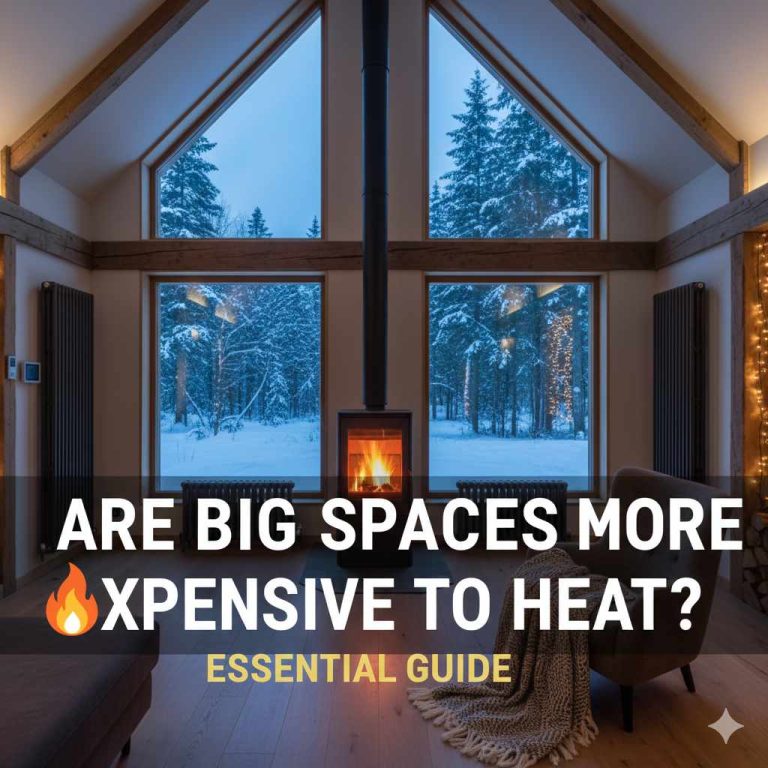 Are Big Spaces More Expensive To Heat