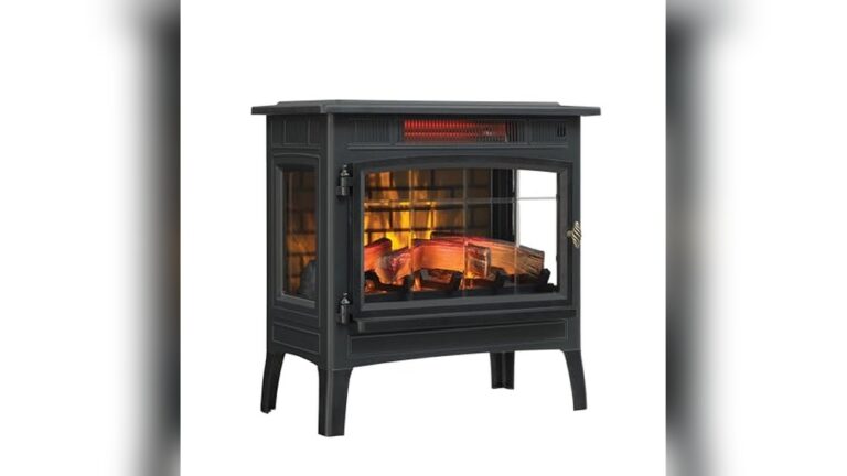Best Electric Fireplace Heater for Large Room with 3D Flame Effect