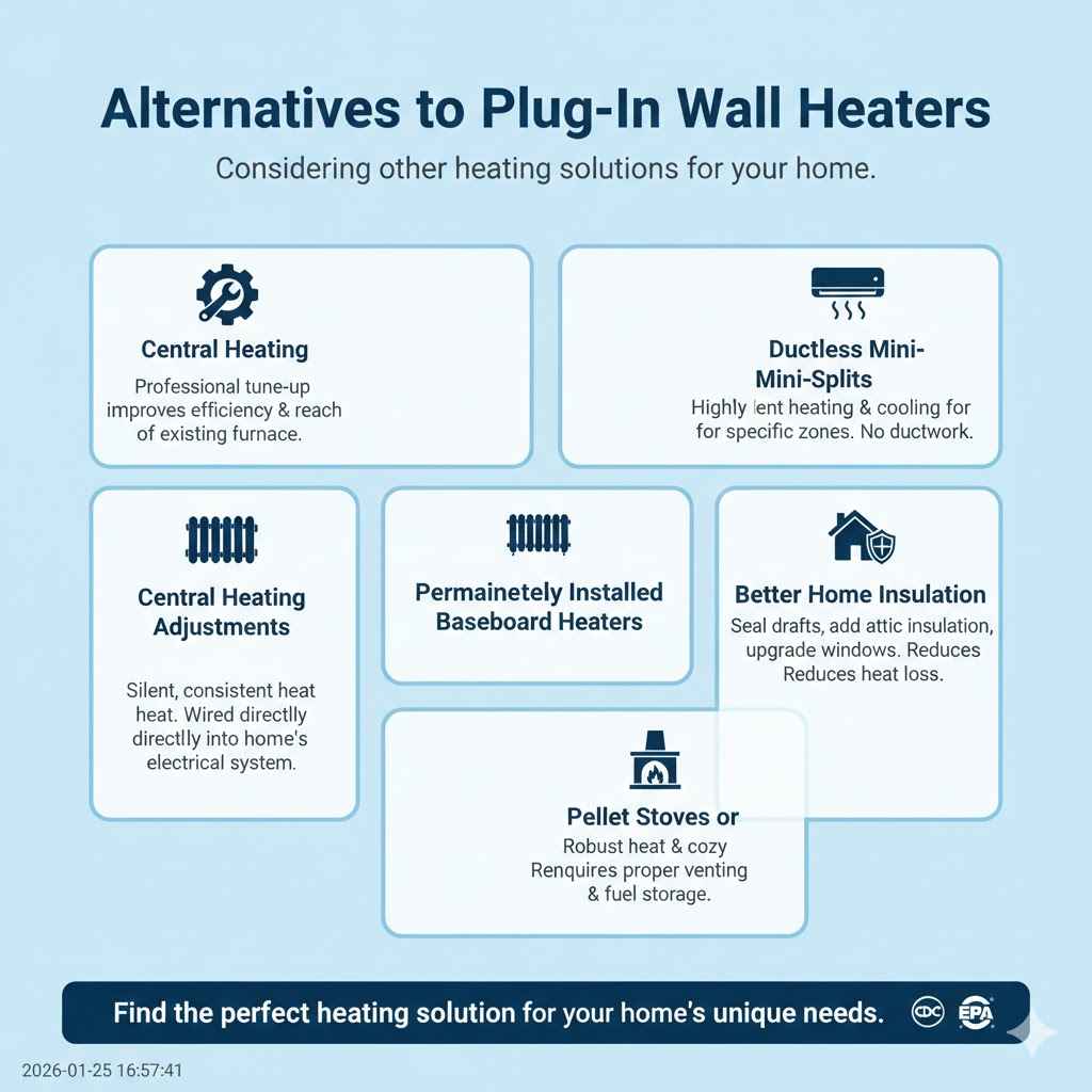 Alternatives to Plug-In Wall Heaters
