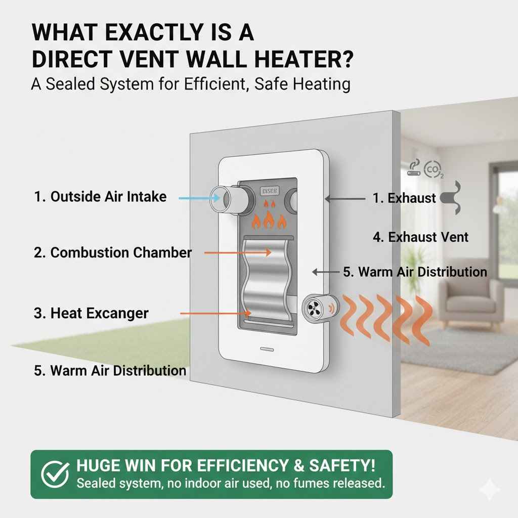 What Exactly is a Direct Vent Wall Heater