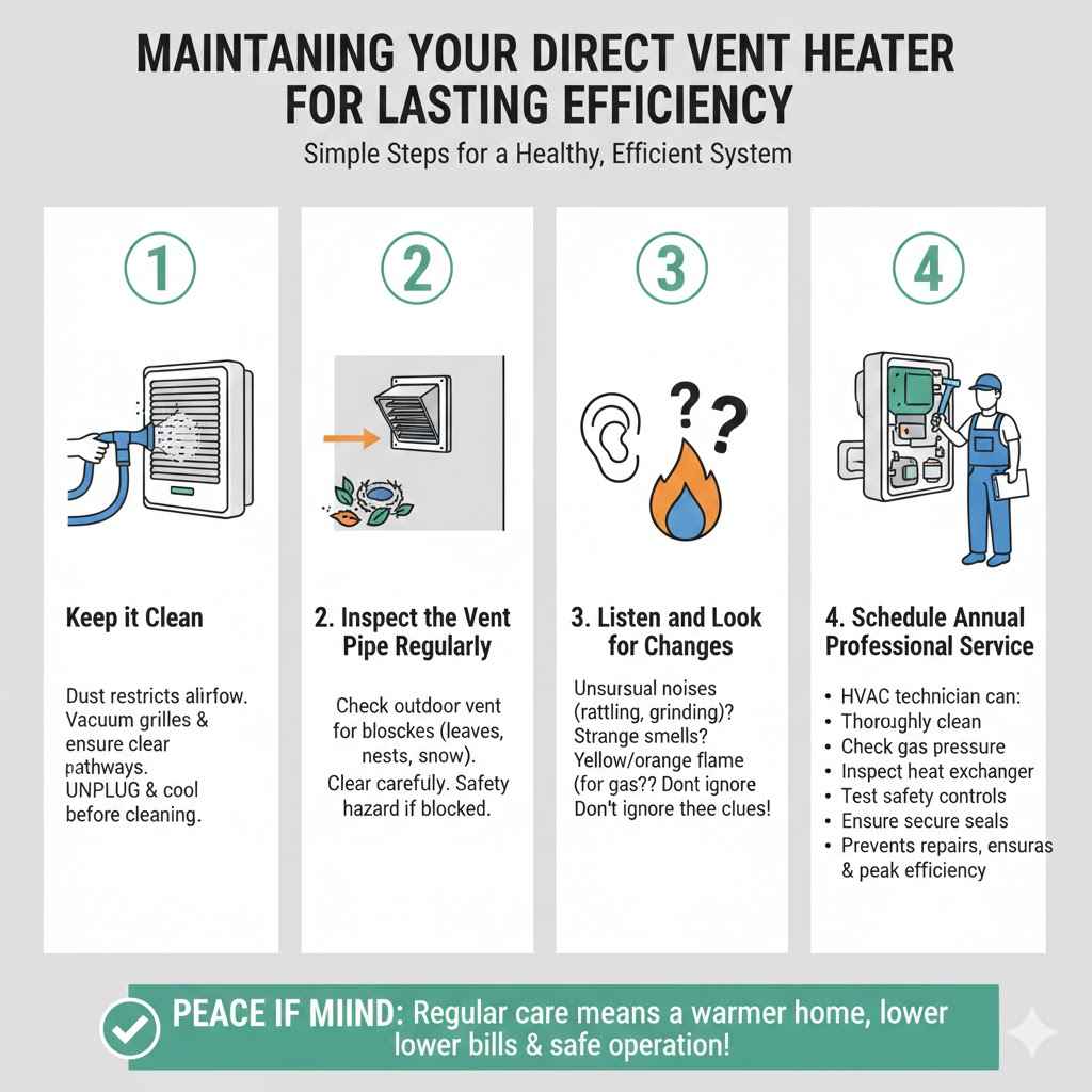 Maintaining Your Direct Vent Heater for Lasting Efficiency