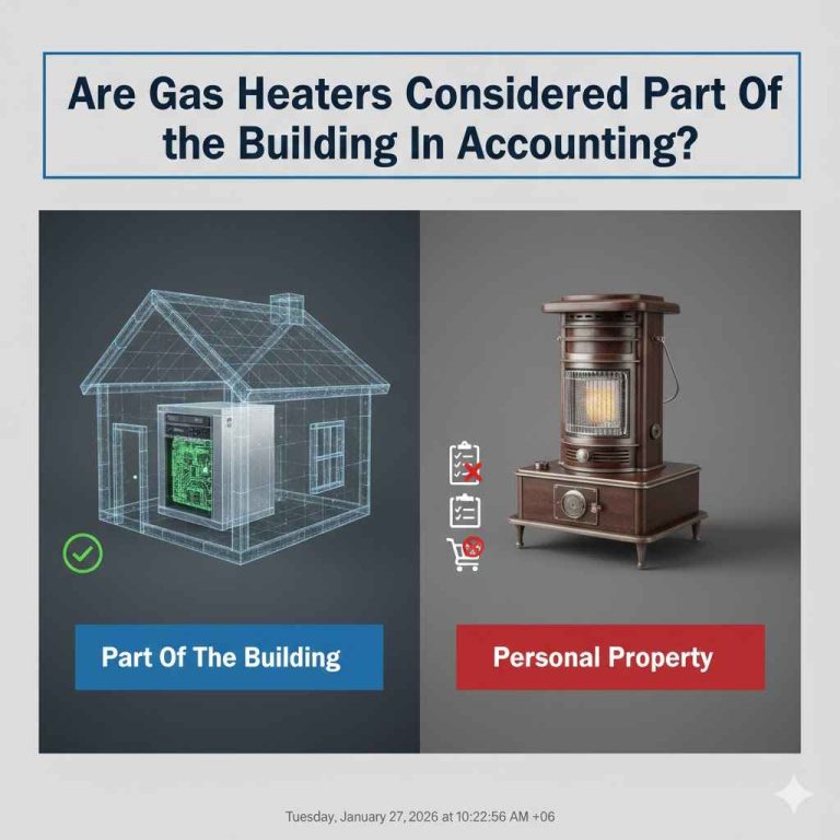 Are Gas Heaters Considered Part Of The Building In Accounting