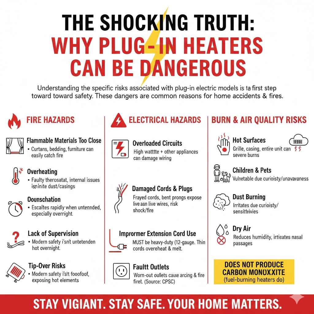 Why Plug-In Heaters Can Be Dangerous