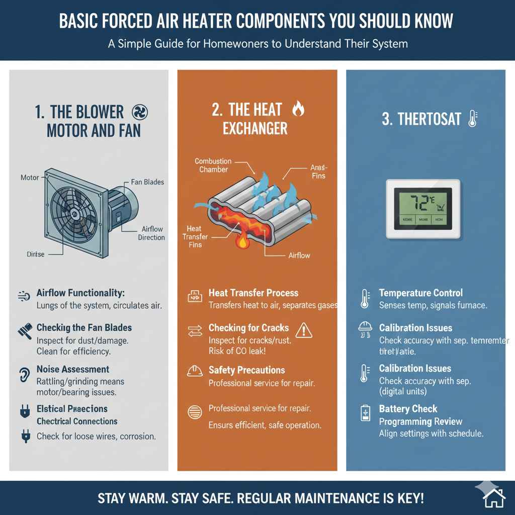 Basic Forced Air Heater Components You Should Know