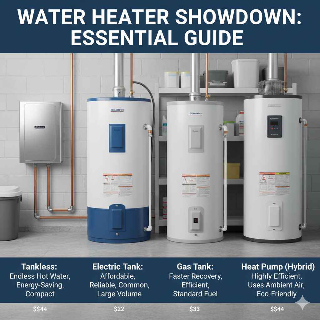 Compare Water Heater Types