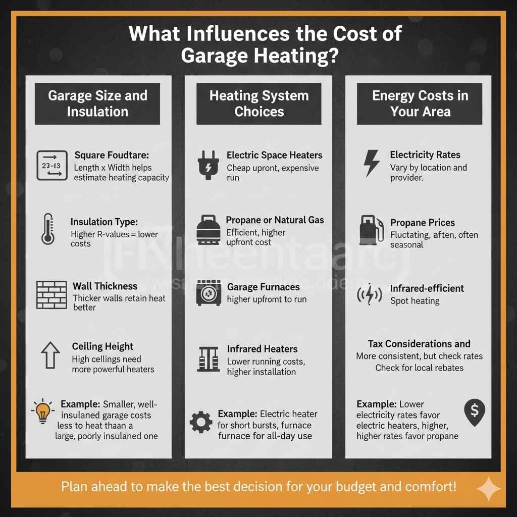 What Influences the Cost of Garage Heating