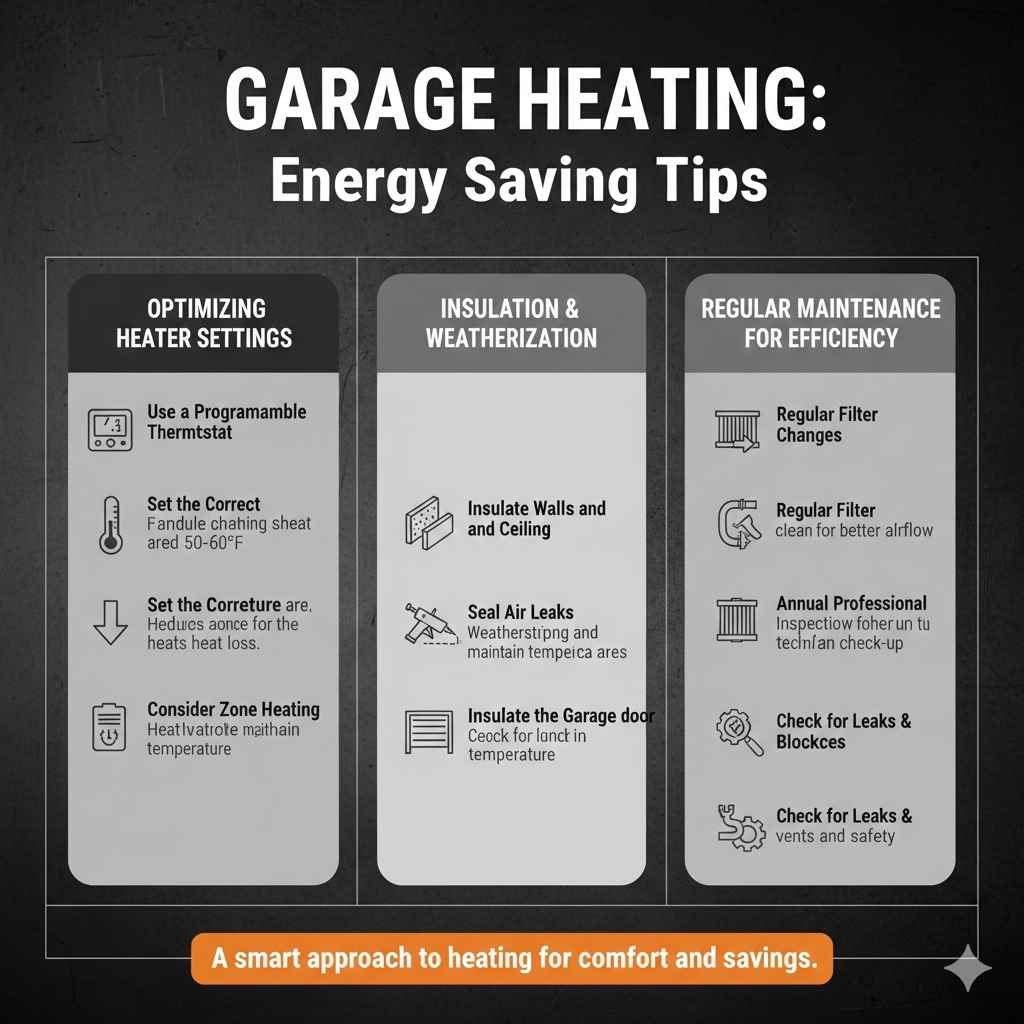 Garage Heater That Can Run All the Time: Energy Saving Tips