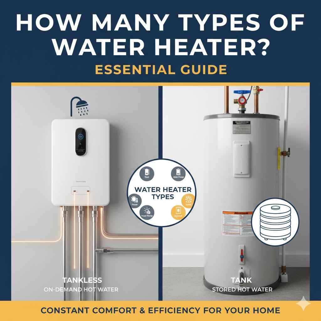 How Many Types of Water Heater