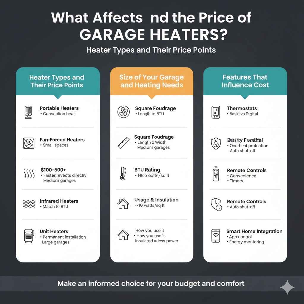 What Affects the Price of Garage Heaters