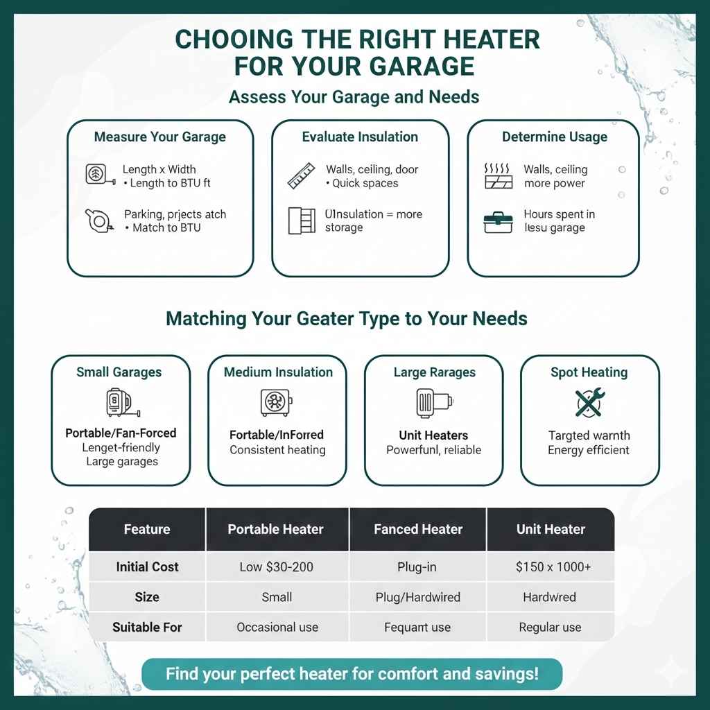 Choosing the Right Heater for Your Garage