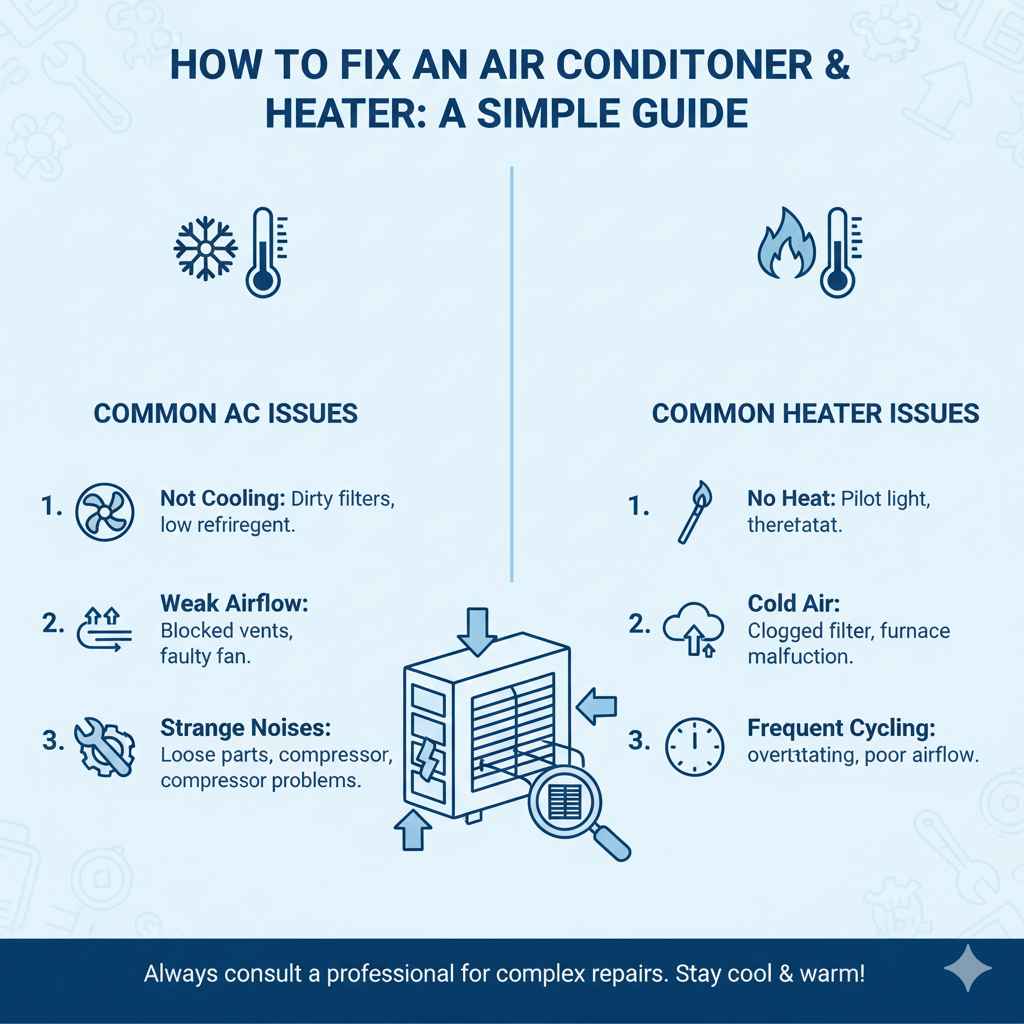 How to Fix an Air Conditioner Heater