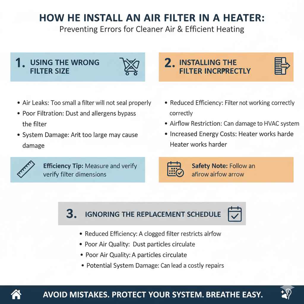 How to Install an Air Filter in a Heater