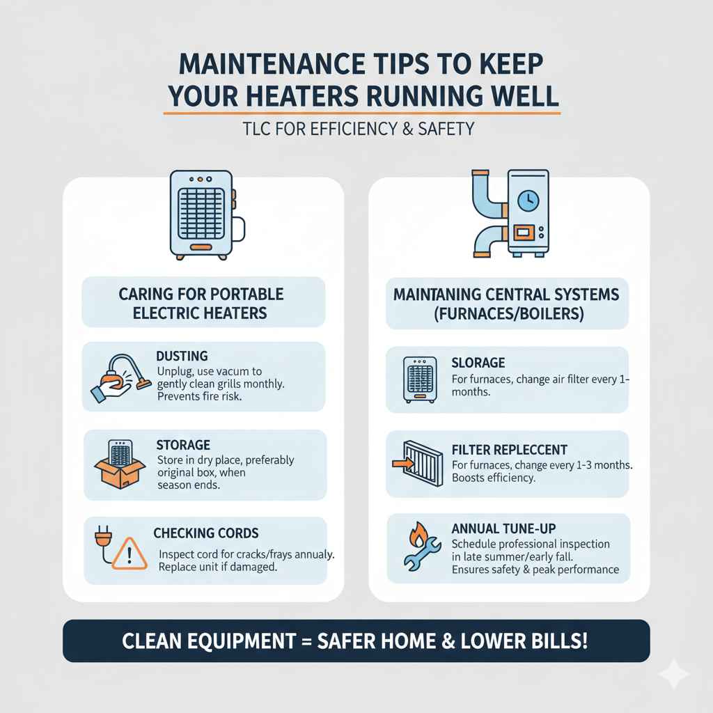 Maintenance Tips to Keep Your Heaters Running Well
