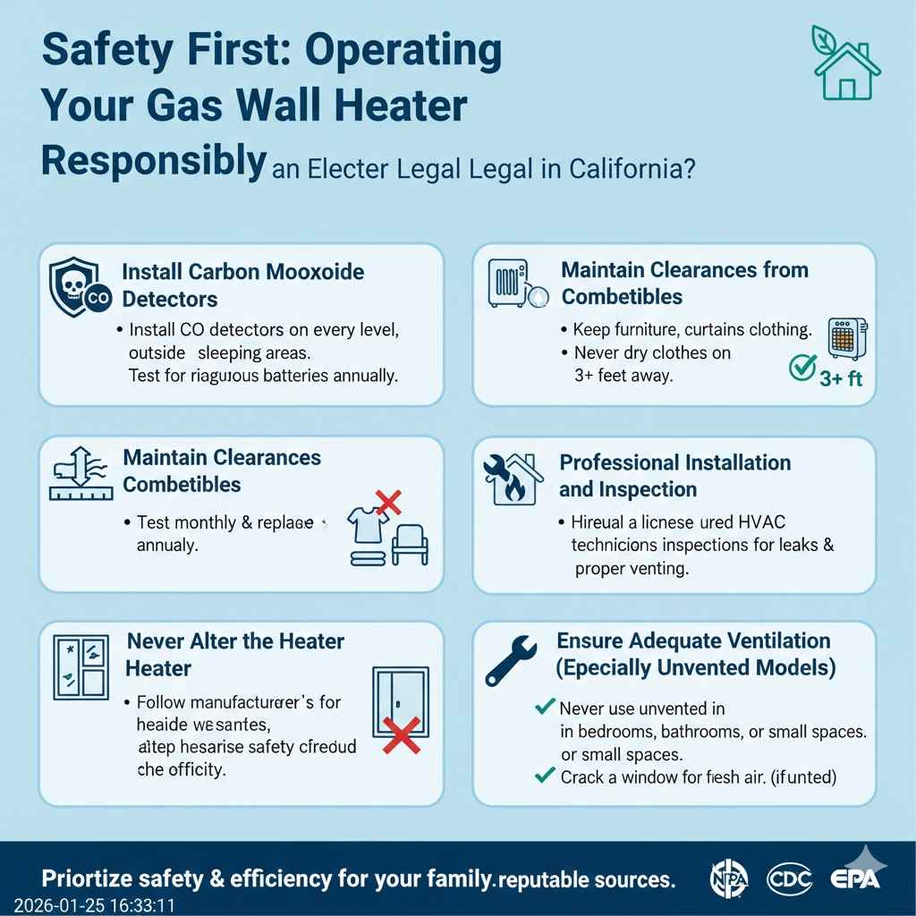 Operating Your Gas Wall Heater Responsibly