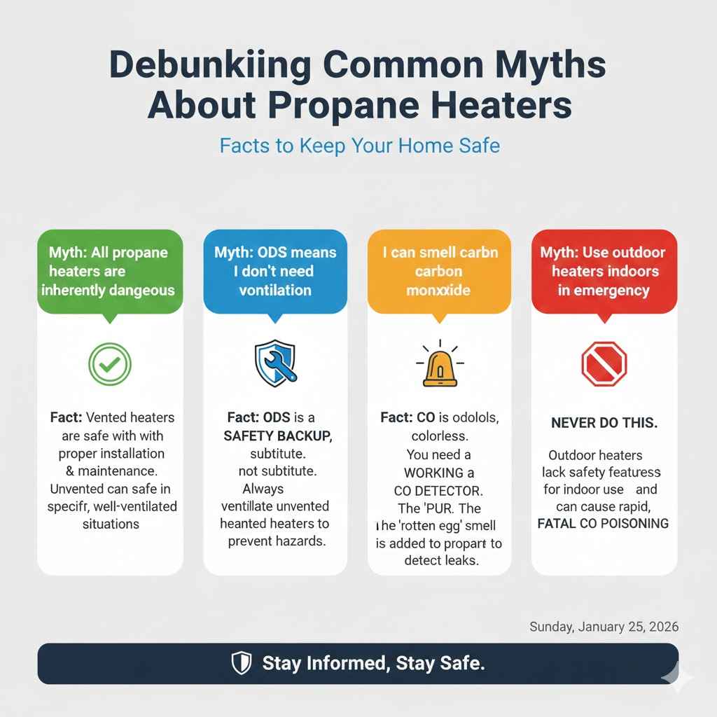 Debunking Common Myths About Propane Heaters