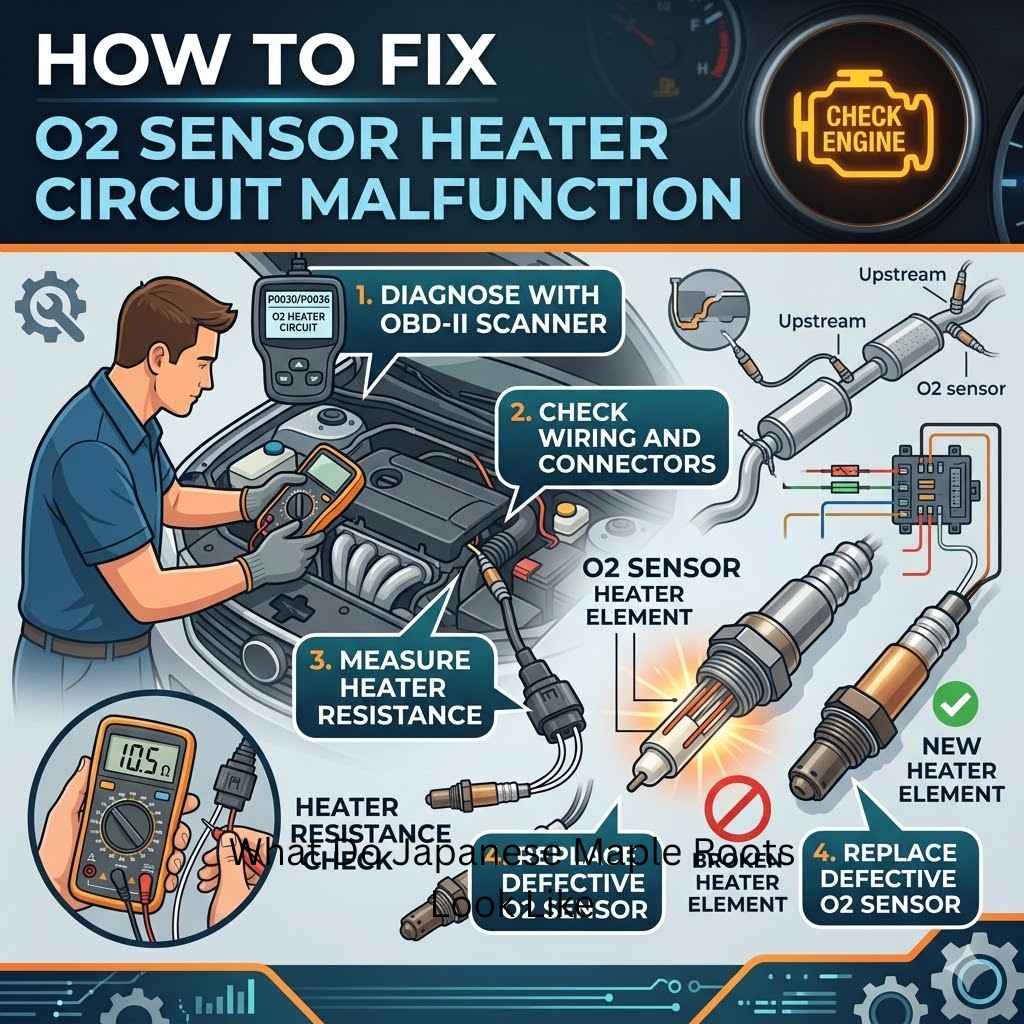 How To Fix O2 Sensor Heater Circuit Malfunction