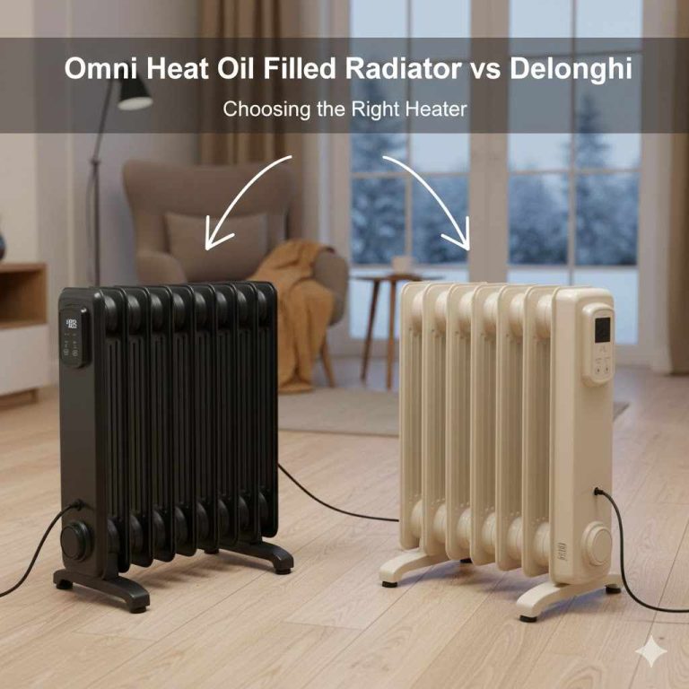 Omni Heat Oil Filled Radiator vs DeLonghi