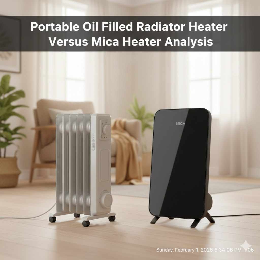 Portable Oil Filled Radiator Heater Versus Mica Heater Analysis